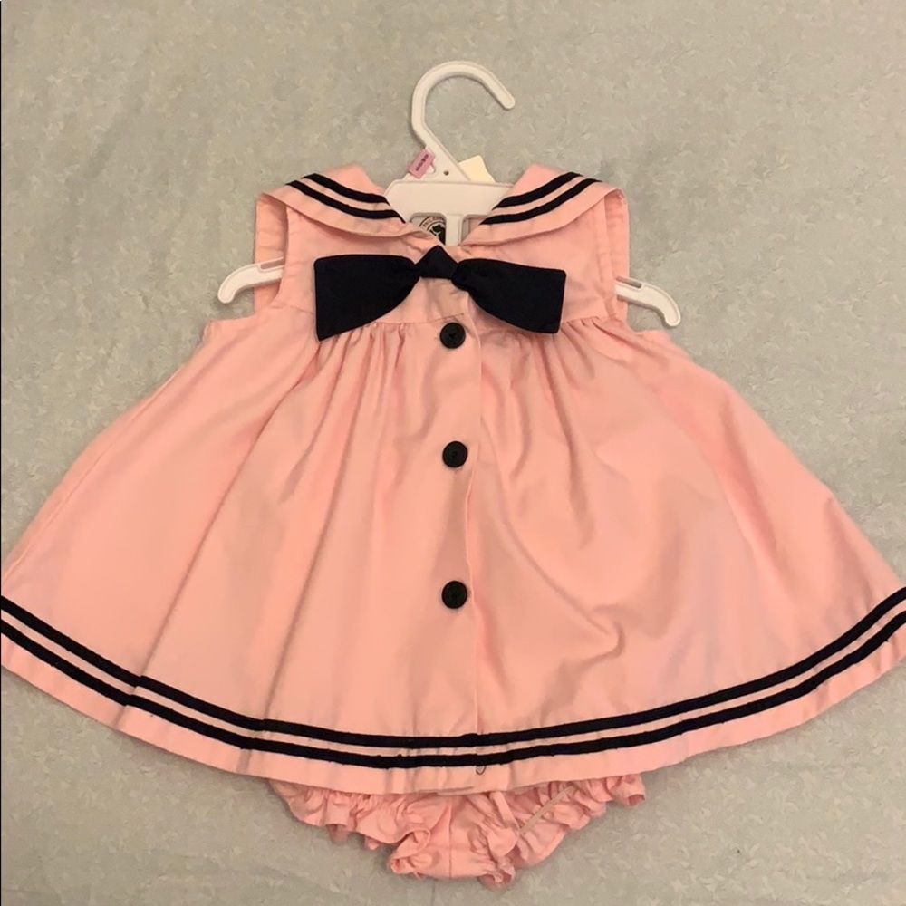 Good Lad Pink and Navy Sailor’s Dress